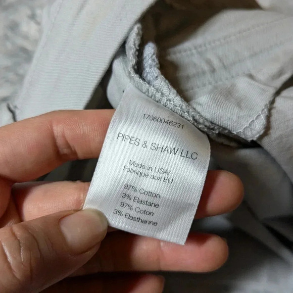 Veronica Beard Gray Pants Carson Moto Size 6 Straight Leg Made in USA - Picture 7 of 11